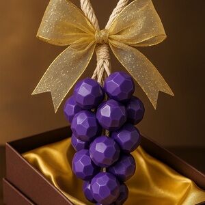 Purple Grape-Shaped Kitchen Tool